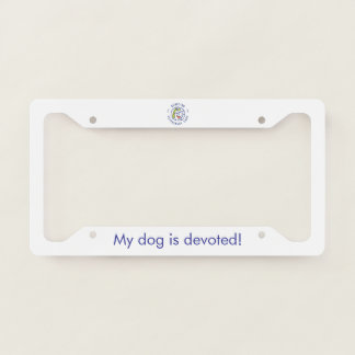 DVC License Plate Frame - Dog