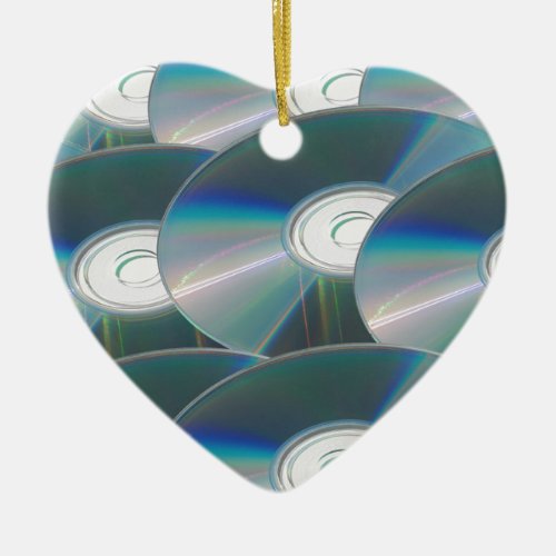 DVD discs Ceramic Ornament
