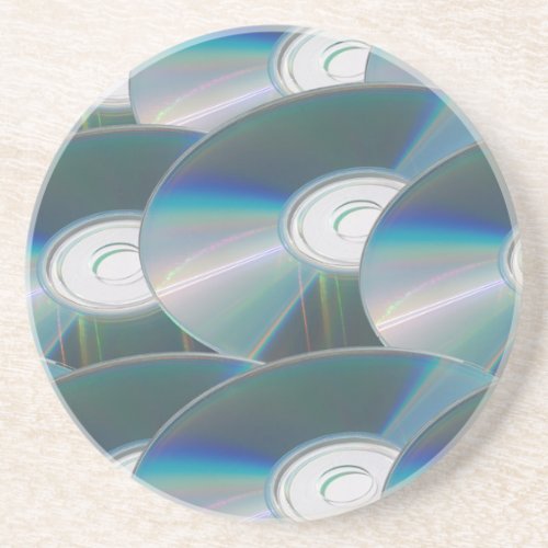 DVD discs Sandstone Coaster