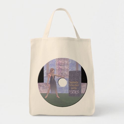 dvd label tote bag