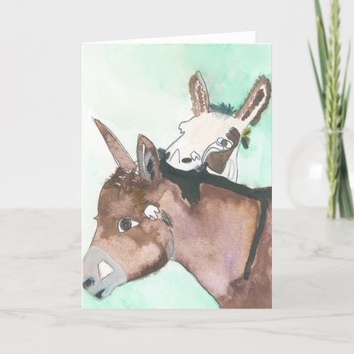 DVine Donkeys Card
