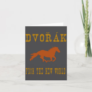 Dvorak From The New World _1  Card