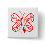 DVT Butterfly Inspiring Words Button