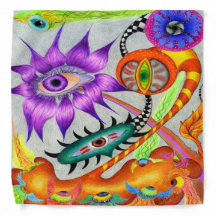 Dwainizms "Botanical Vision" Colorful Bandana