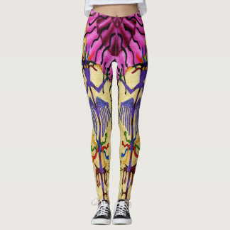 Dwainizms Colorful "Optical Confections" Leggings