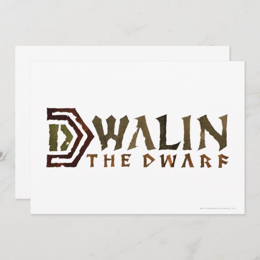 Dwalin Name (Front/Back)