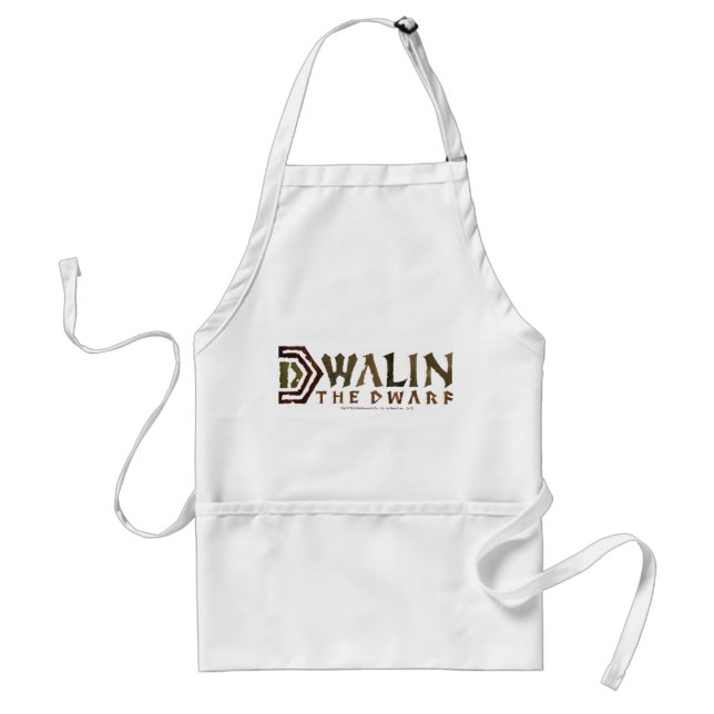 Dwalin Name Adult Apron (Front)