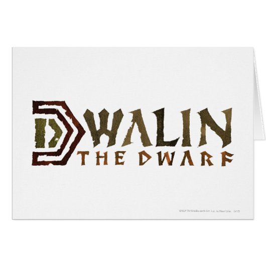 Dwalin Name Cards (Front Horizontal)