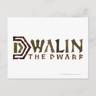 Dwalin Name Postcard