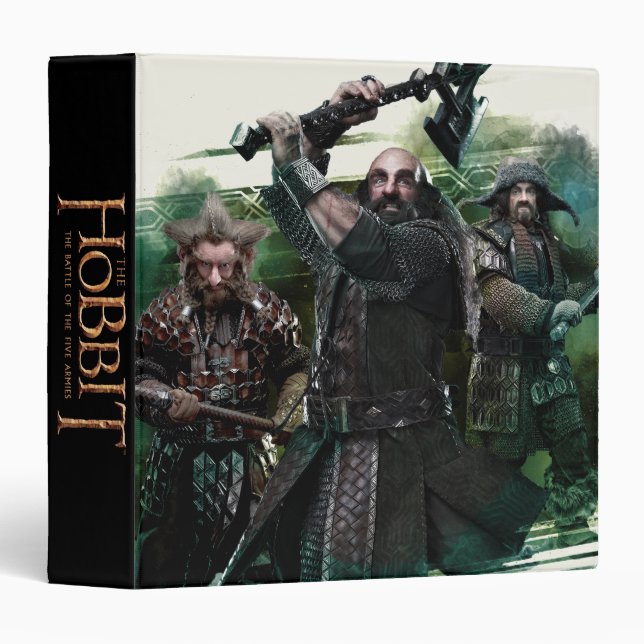 Dwalin, Nori, & Bofur Graphic Binder (Front/Spine)