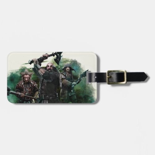 Dwalin Nori  Bofur Graphic Luggage Tag