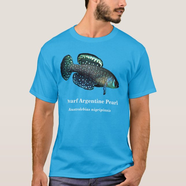 Dwarf Argentine Pearl Fish T-Shirt (Front)