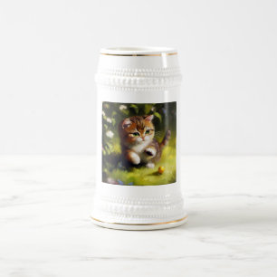 Dwarf Cat  Beer Stein