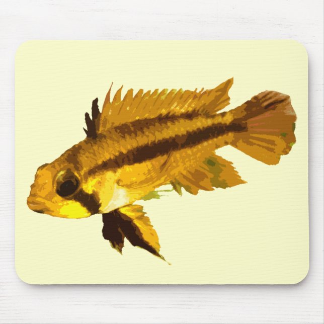 Dwarf Cichlid Mouse Pad (Front)