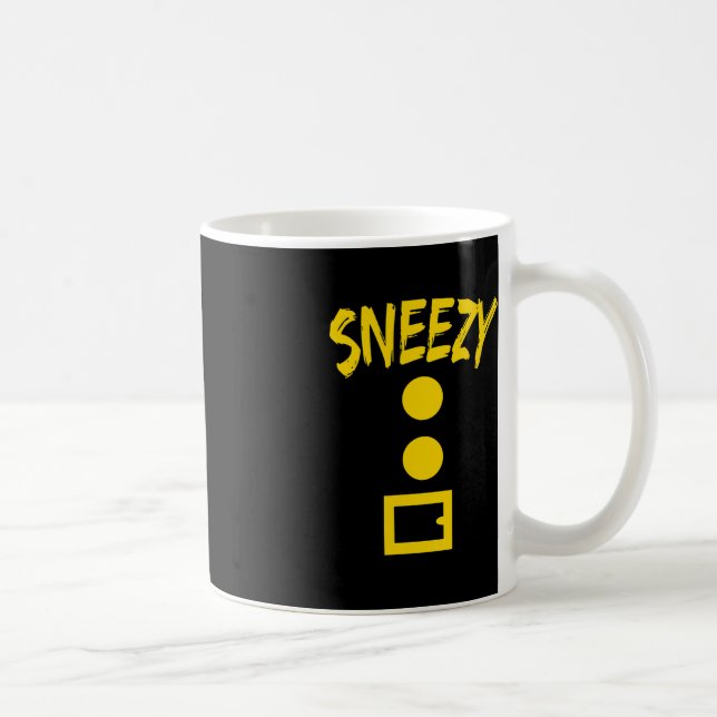 Dwarf Costume  - Fun Halloween Gift Idea - Sneezy Coffee Mug (Right)