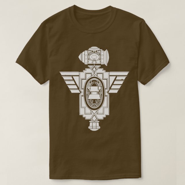 Dwarf Crest White T-Shirt (Design Front)