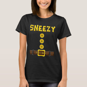Dwarf Easy Halloween Costume Matching Group Couple T-Shirt