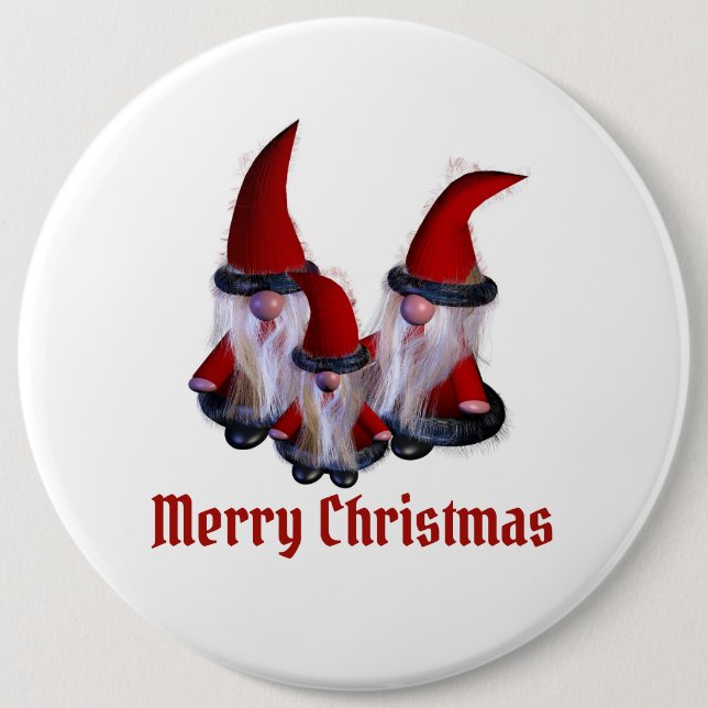 Dwarf family Christmas Button (Front)