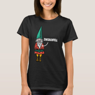 Dwarf Fur Garden Gnome Hobby Gardener Allotments T-Shirt