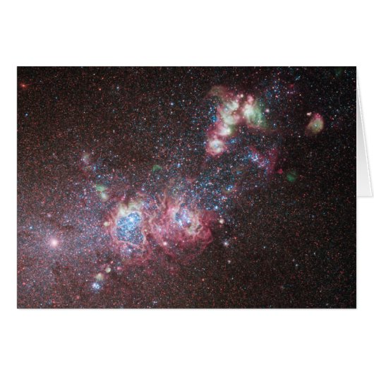 Dwarf Galaxy NGC 4214 Cards (Front Horizontal)
