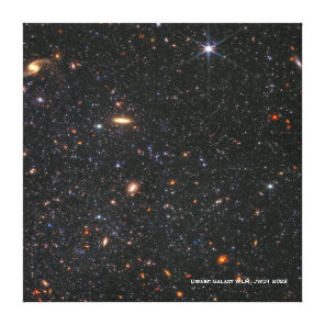 Dwarf Galaxy WLM James Webb Space Telescope Hi-Res Canvas Print