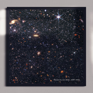 Dwarf Galaxy WLM James Webb Space Telescope Hi-Res Poster