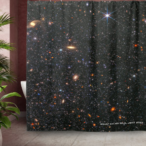 Dwarf Galaxy WLM James Webb Space Telescope Hi-Res Shower Curtain