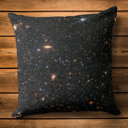 Dwarf Galaxy WLM James Webb Space Telescope Hi_Res Throw Pillow