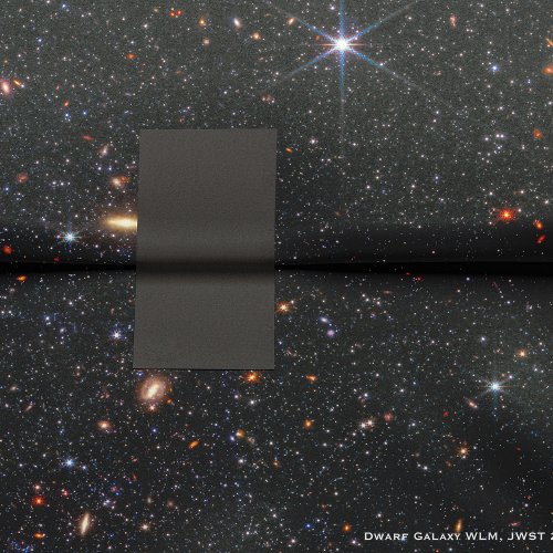 Dwarf Galaxy WLM James Webb Space Telescope Hi_Res Tissue Paper