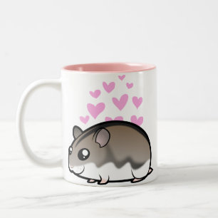 Dwarf Hamster Love Two-Tone Coffee Mug