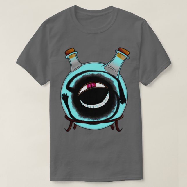 Dwarf in a Flask Homunculus Evil Grin T-Shirt (Design Front)