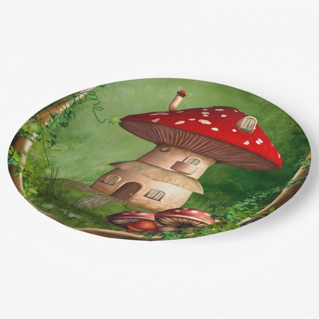 Dwarf Land Paper Plates (Angled)