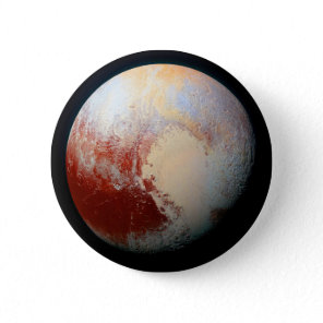 Dwarf Planet Pluto Button