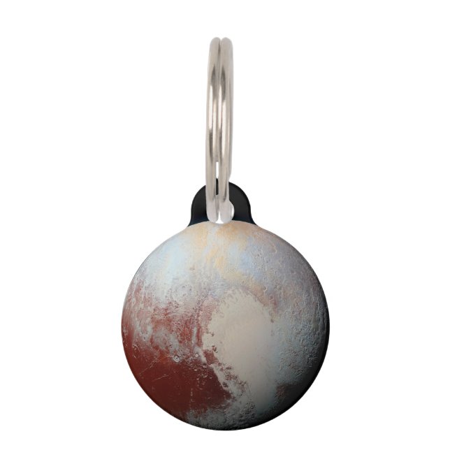 Dwarf Planet Pluto by New Horizons Dog Tag (Front)