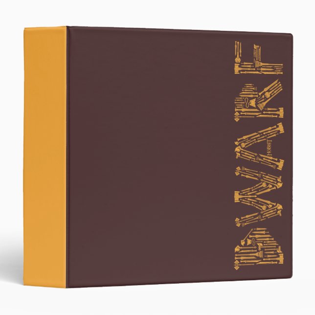 Dwarf Weapons Collage 3 Ring Binder (Front/Spine)