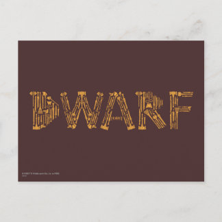 Dwarf Weapons Collage Postcard