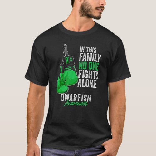Dwarfism Awareness Month Gloves Green Ribbon T_Shirt