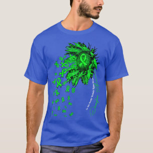Dwarfism Awareness sunflower nobody fights alone T-Shirt