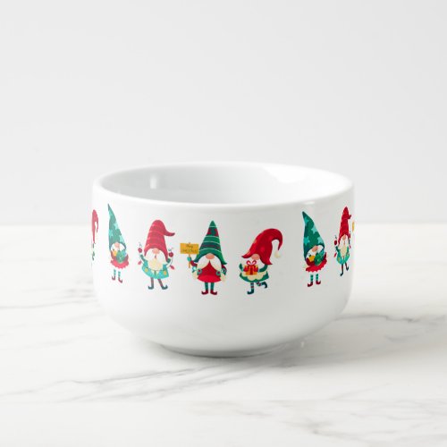 Dwarfs wish you Merry Christmas Soup Mug