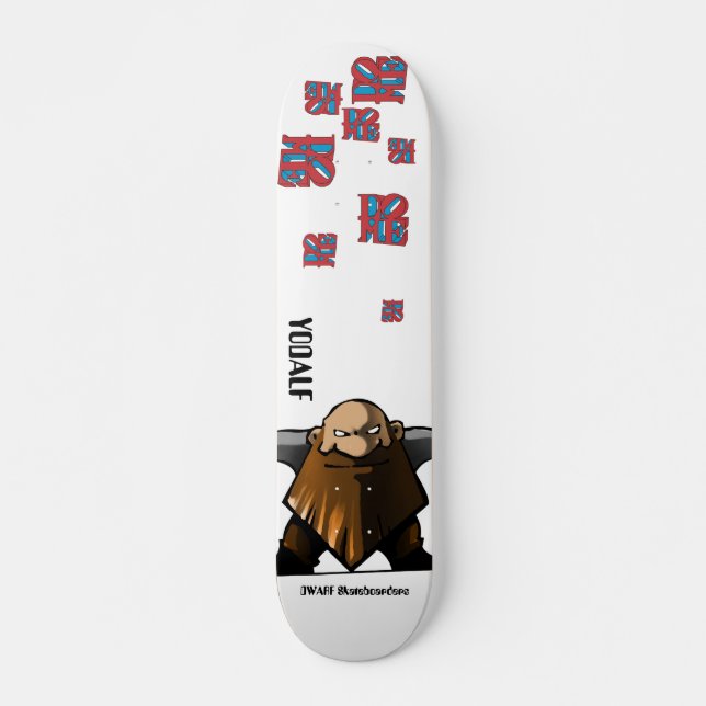 Dwarfskateboarders Yodalf the Dome model Skateboard Deck (Front)