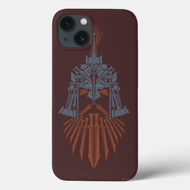 Dwarven Weapons Helmet Icon Case-Mate iPhone Case (Back)