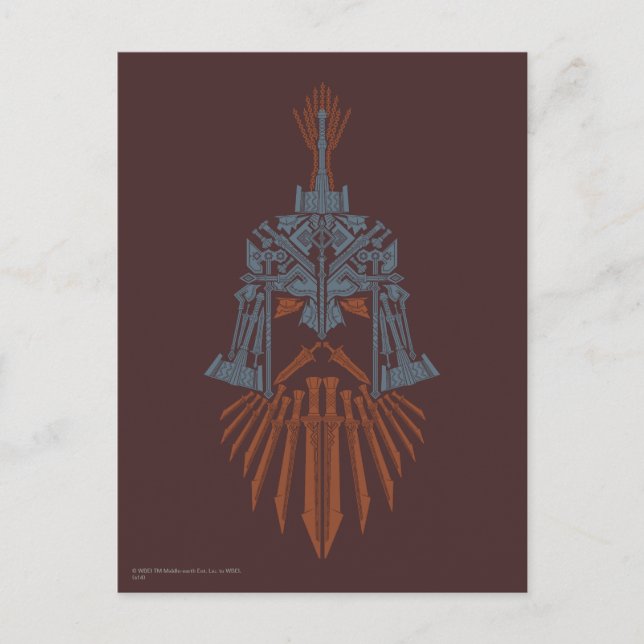 Dwarven Weapons Helmet Icon Postcard (Front)