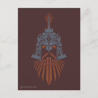 Dwarven Weapons Helmet Icon Postcard