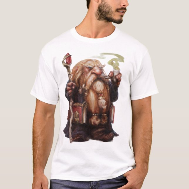 Dwarven Wizard T-Shirt (Front)
