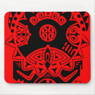 Dwayne Johnson "The Rock" polynesian tribal tattoo Mouse Pad