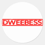 Dweebess Stamp Classic Round Sticker