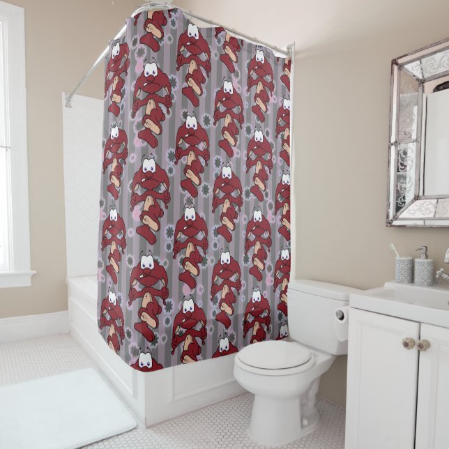 Dweeblinks Shower Curtain (In Situ)
