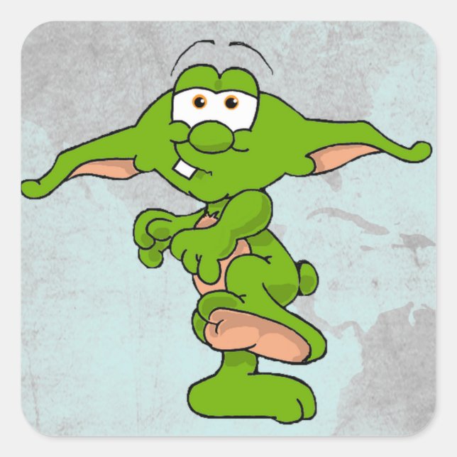 DWEEBLINKS | The Unknown Creatures Square Sticker (Front)