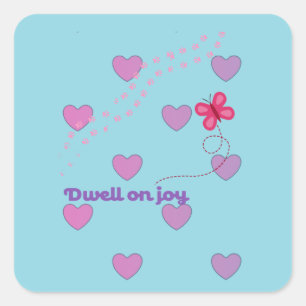 dwell on joy inspirational sticker