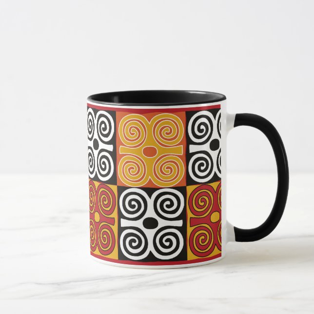 Dwennimmen African Adinkra Print Mug (Right)